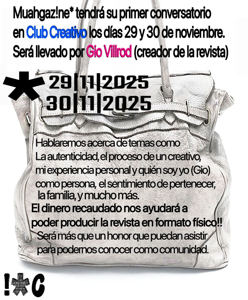 Conversatorio x GIO de MUAHGAZINE