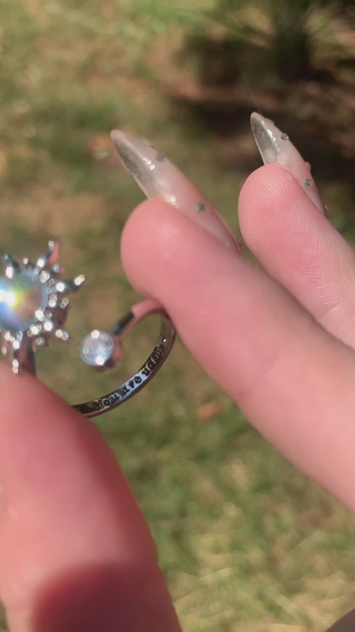 My sunshine anxiety ring